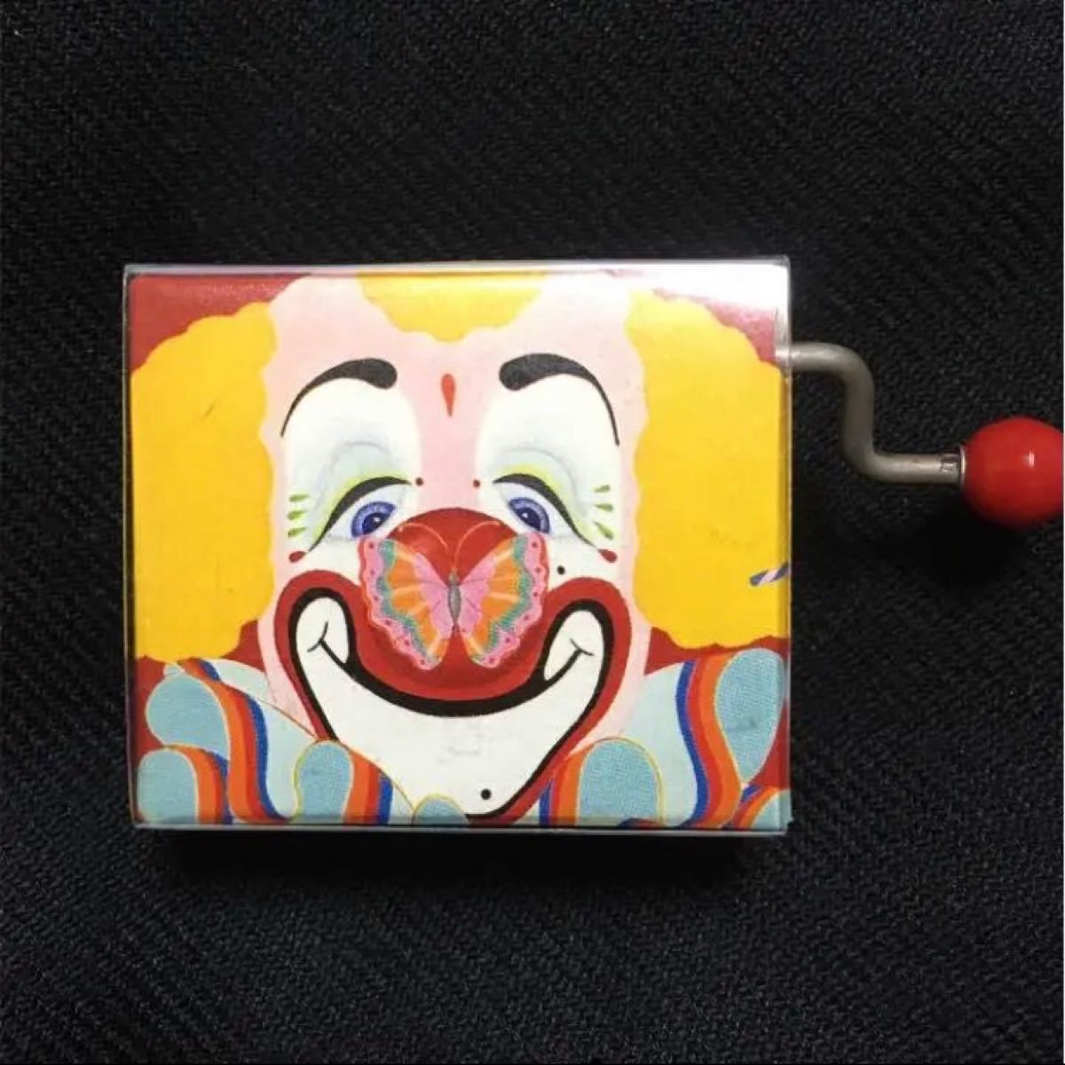 Pierrot de Piere 手巻き オルゴール むらいこうじ ピエロ 箱 Pierrot de Piere 手巻き オルゴール むらいこうじ ピエロ 箱