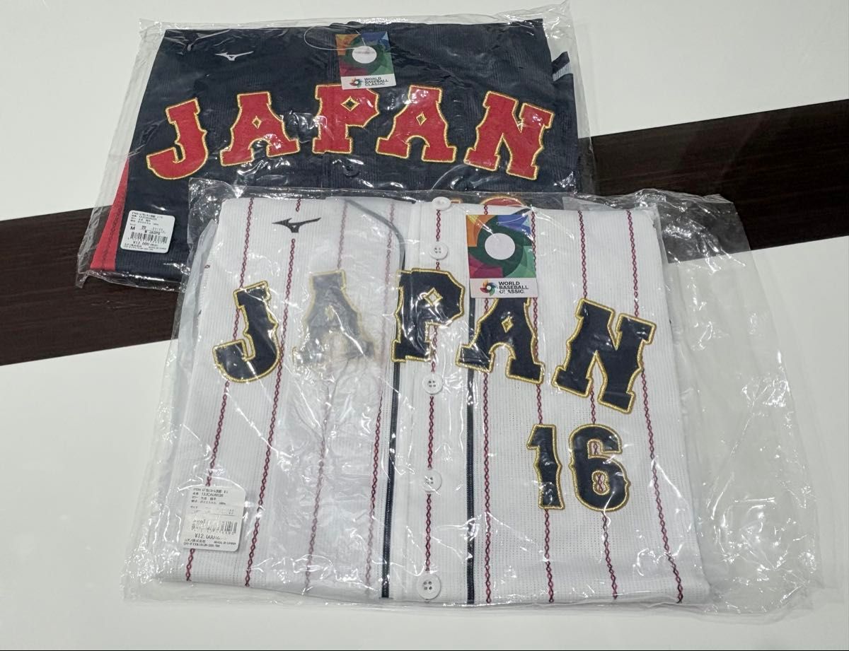 WBC 大谷翔平 刺繍 ユニフォーム ホーム Mサイズ & kids ミズノ WBC 大谷翔平 刺繍 ユニフォーム ホーム Mサイズ & kids ミズノ