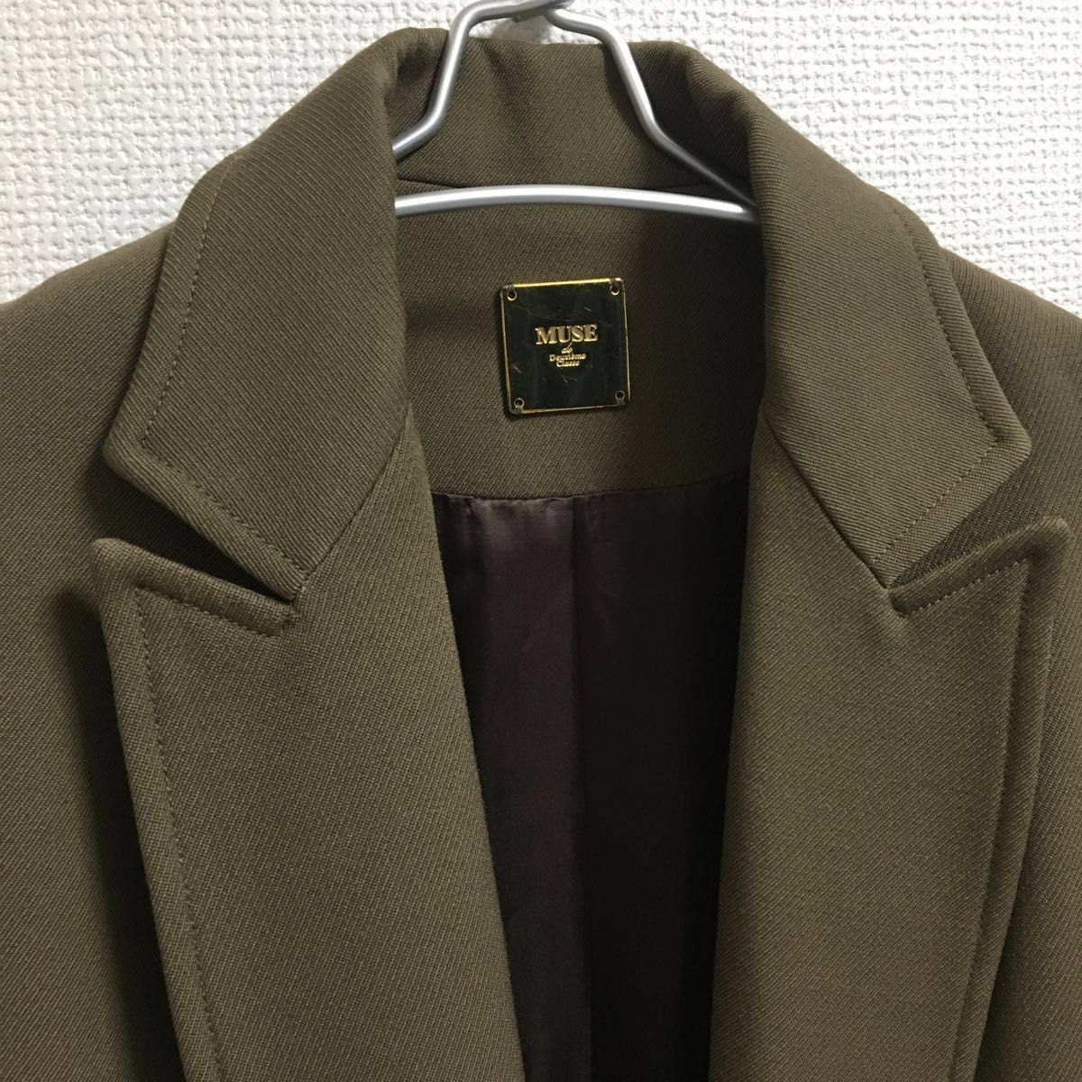 極美品 Deuxieme Classe ボタニーツイルコート 石原さとみ着用 極美品 Deuxieme Classe ボタニーツイルコート 石原さとみ着用