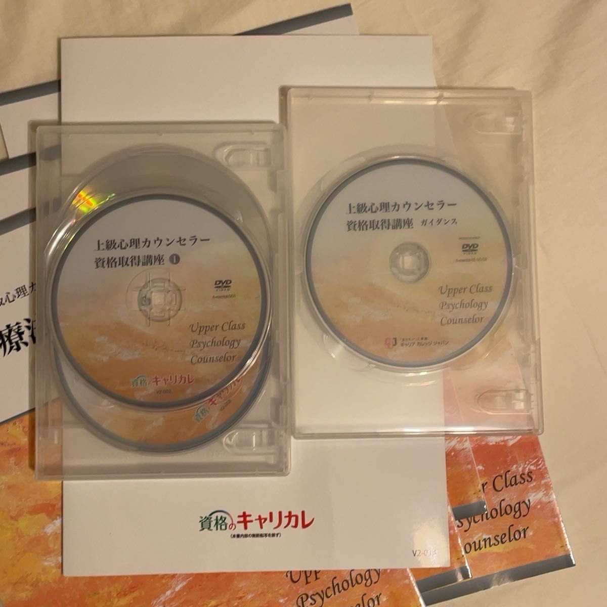 キャリカレ 上級心理カウンセラー資格取得講座 テキスト DVD キャリカレ 上級心理カウンセラー資格取得講座 テキスト DVD