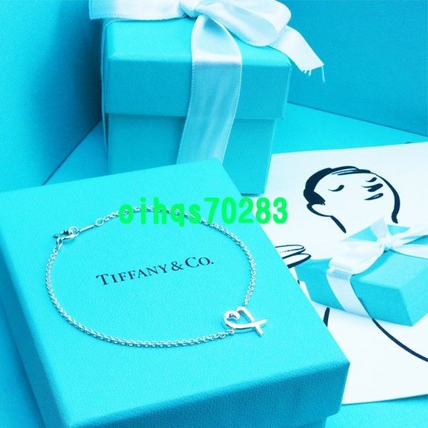 新品 未使用 TIFFANY &Co. ティファニー ラビングハートブレスレット