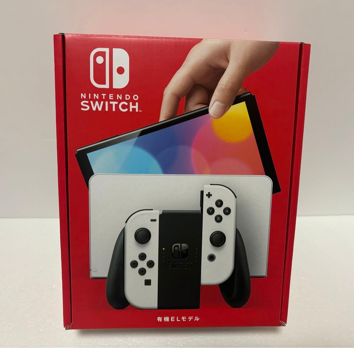 ディズニープリンセスのベビーグッズも大集合 Nintendo Switch(有機ELモデル) 店舗印なし 1台 ホワイト 本体 ニンテンドースイッチ本体