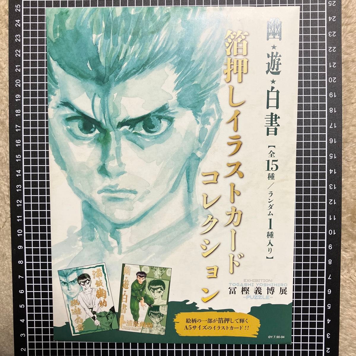 幽遊白書 冨樫義博展 -PUZZLE- 箔押しイラストカード 幽遊白書 冨樫義博展 -PUZZLE- 箔押しイラストカード