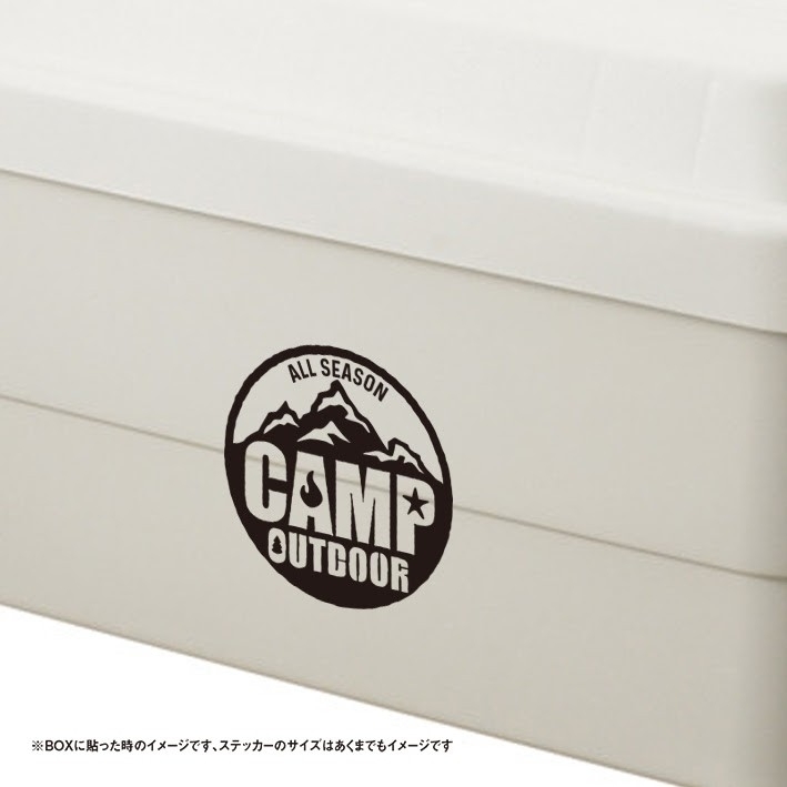 [ camp sticker ] all season camp outdoor 