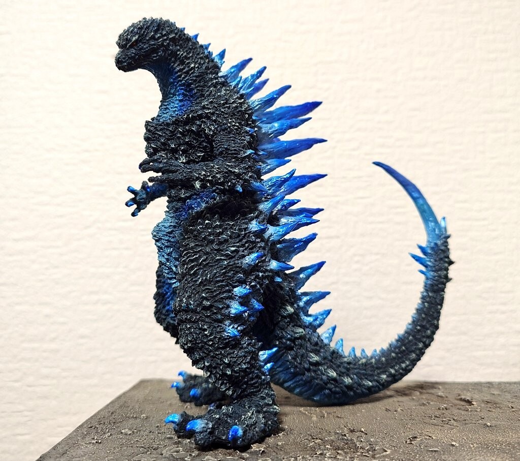 ゴジラ ガレージキット 『ゴジラ 棘鰭 』WF2024 冬 組立塗装済 ゴジラ ガレージキット 『ゴジラ 棘鰭 』WF2024 冬 組立塗装済
