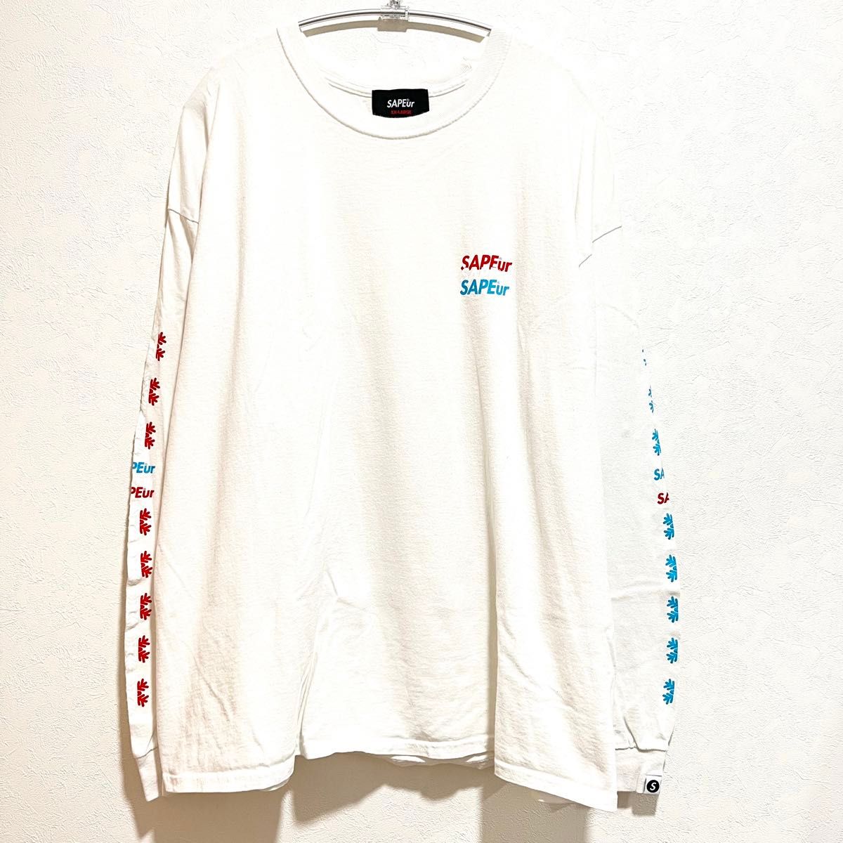 SAPEur サプール ロゴTシャツ ロンT 白 ホワイト 2XL XXL|Yahoo SAPEur サプール ロゴTシャツ ロンT 白 ホワイト 2XL XXL|Yahoo