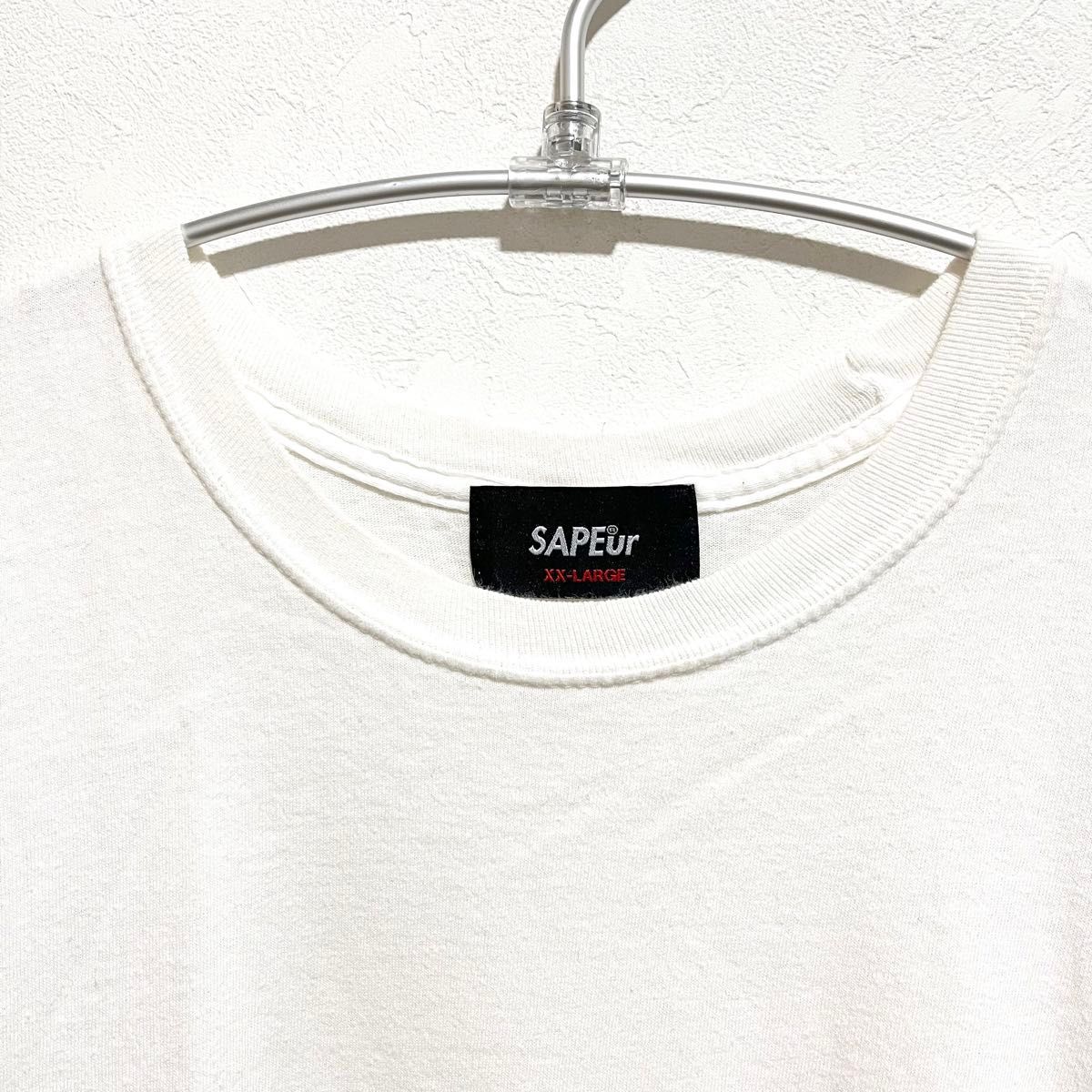 SAPEur サプール ロゴTシャツ ロンT 白 ホワイト 2XL XXL|Yahoo SAPEur サプール ロゴTシャツ ロンT 白 ホワイト 2XL XXL|Yahoo