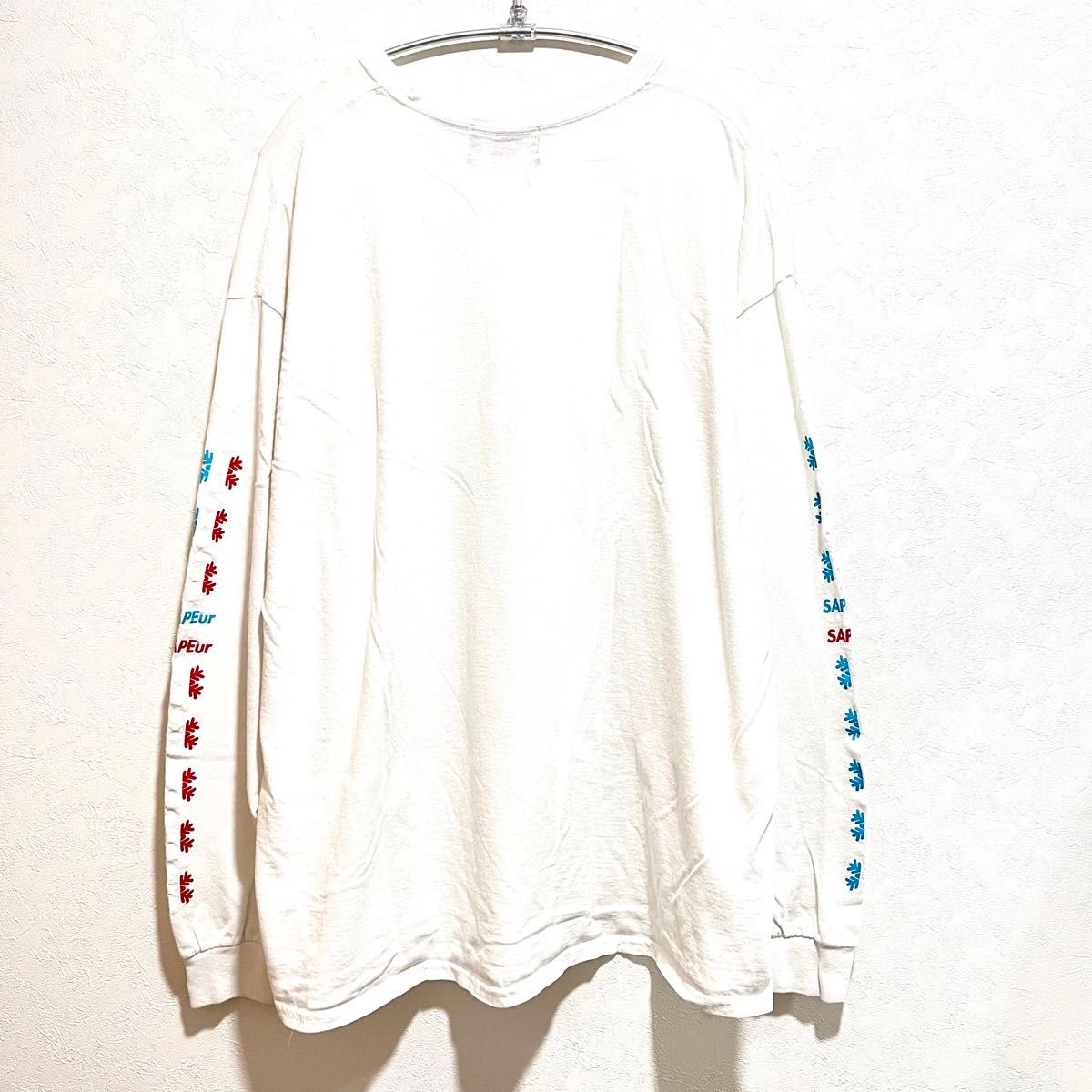 SAPEur サプール ロゴTシャツ ロンT 白 ホワイト 2XL XXL|Yahoo SAPEur サプール ロゴTシャツ ロンT 白 ホワイト 2XL XXL|Yahoo