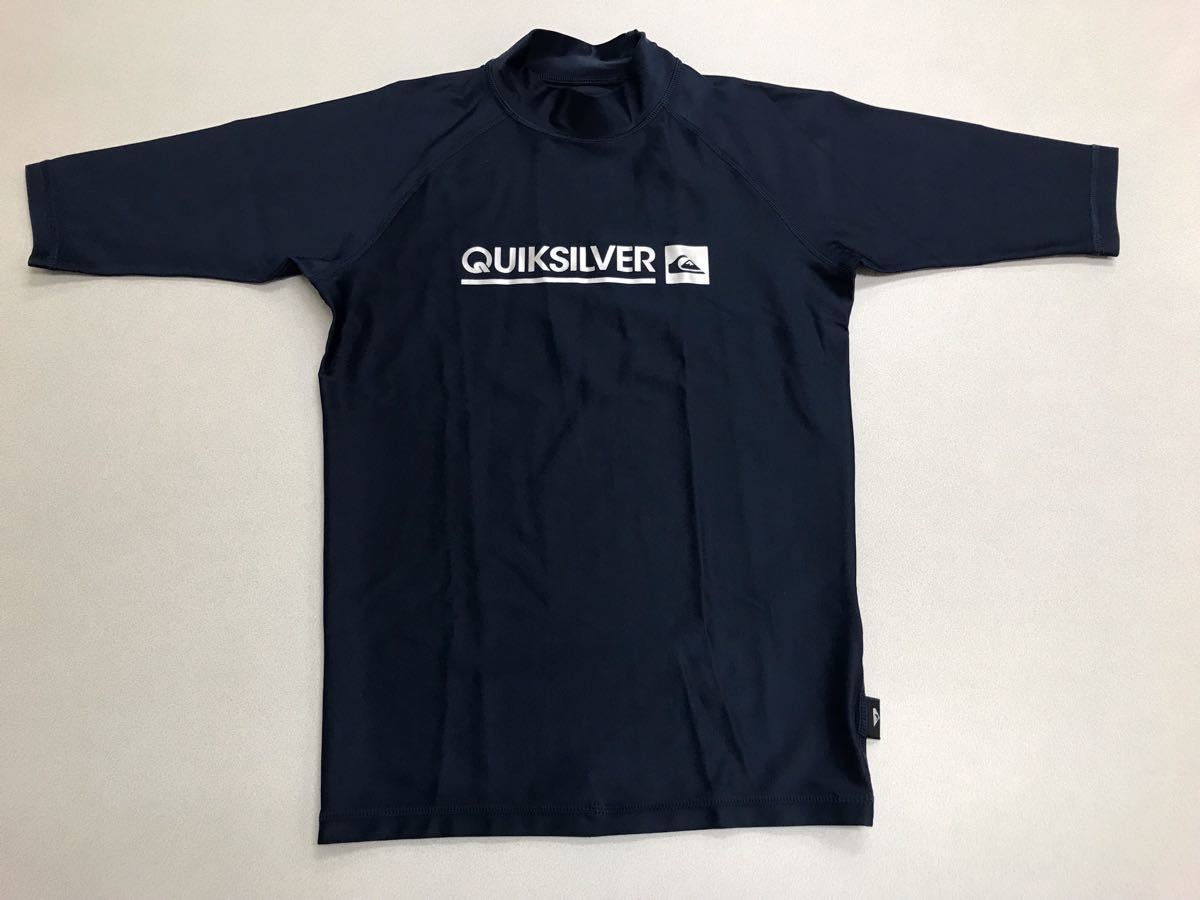 ★クイックシルバー★ラッシュガード★M★QUIKSILVER★紺★ＵＰＦ50＋★紫外線カット★新品★2-2の画像1