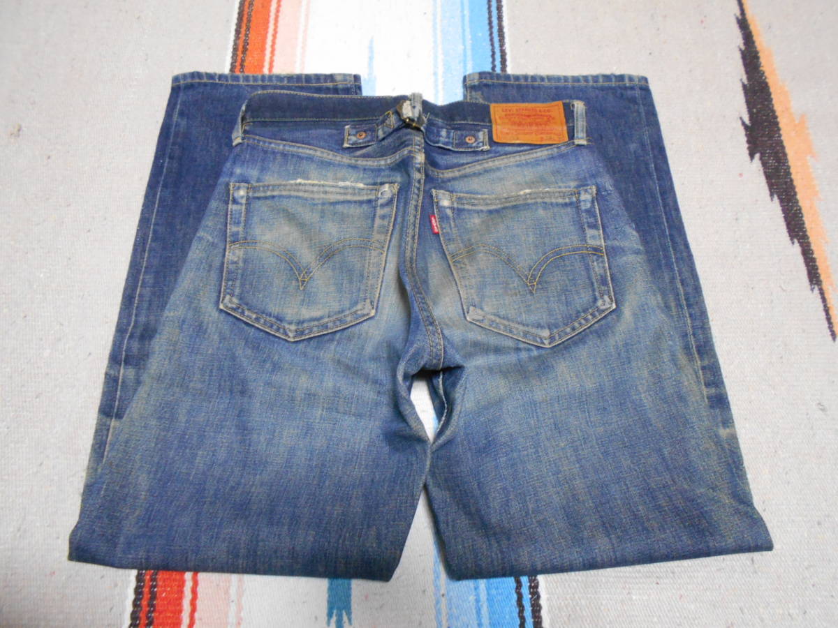 １９９８年製 Levi's リーバイス ７０２XX ビッグE ビンテージ 赤耳 シンチベルトVINTAGE INDIGO JEANS ANTIQUES SANFRANCISCO JAMES DEAN_画像3