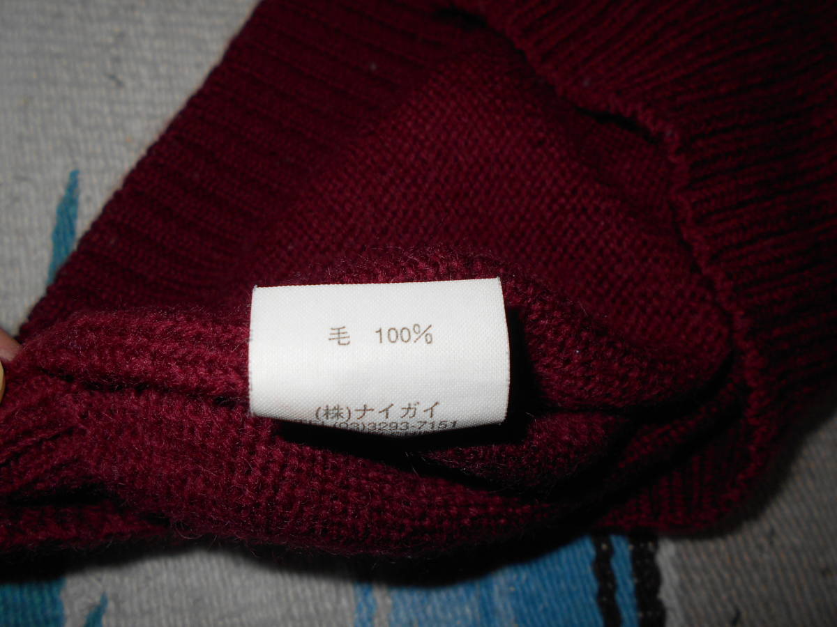 １９７０S POLO RALPH LAULEN ラルフローレン シェットランドウール100％ セーター ニット ワッペン 乗馬カジュアル WOOL VINTAGE ANTIQUES_画像7