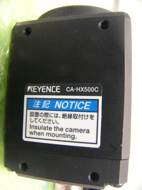 ★未使用,訳有★ KEYENCE CA-HX500C 16倍速500万画素カラーカメラ LumiTrax対応_画像2