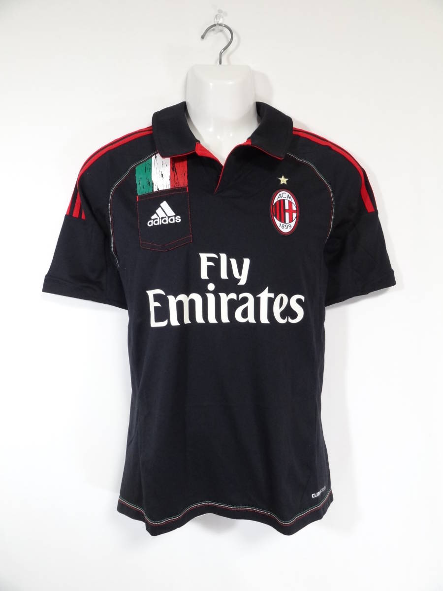 通販でクリスマス Ac Milan ユニフォーム アディダス Adidas ミラン Tシャツ カットソー 七分 長袖 Alrc Asia