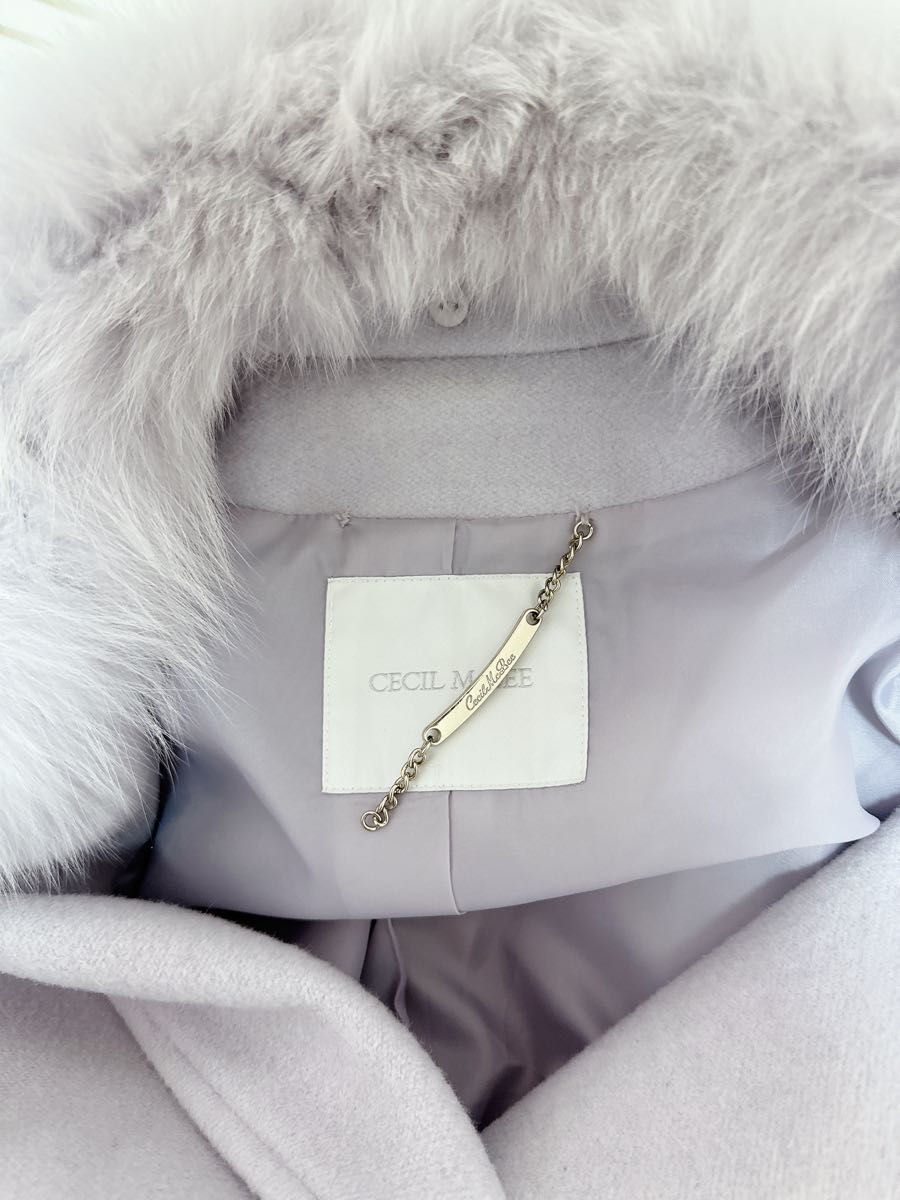 CECIL McBEE セシルマクビー ウールロングコート フォックス CECIL McBEE セシルマクビー ウールロングコート フォックス