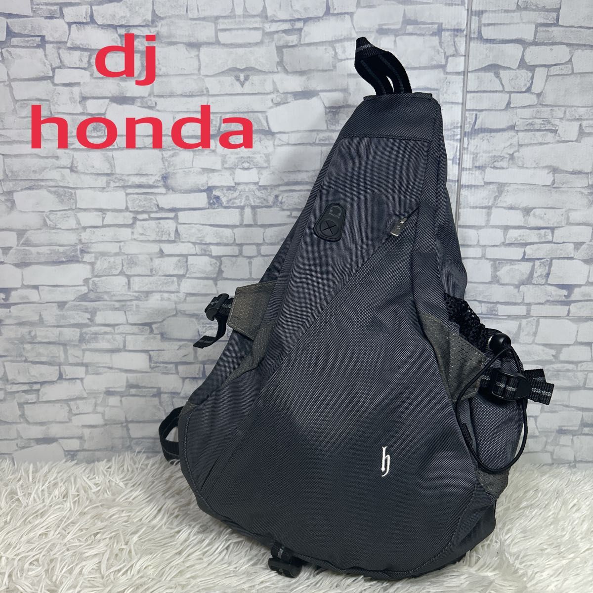 00s dj honda y2k テック ワンショルダー ボディバック 刺繍ロゴ 00s dj honda y2k テック ワンショルダー ボディバック 刺繍ロゴ