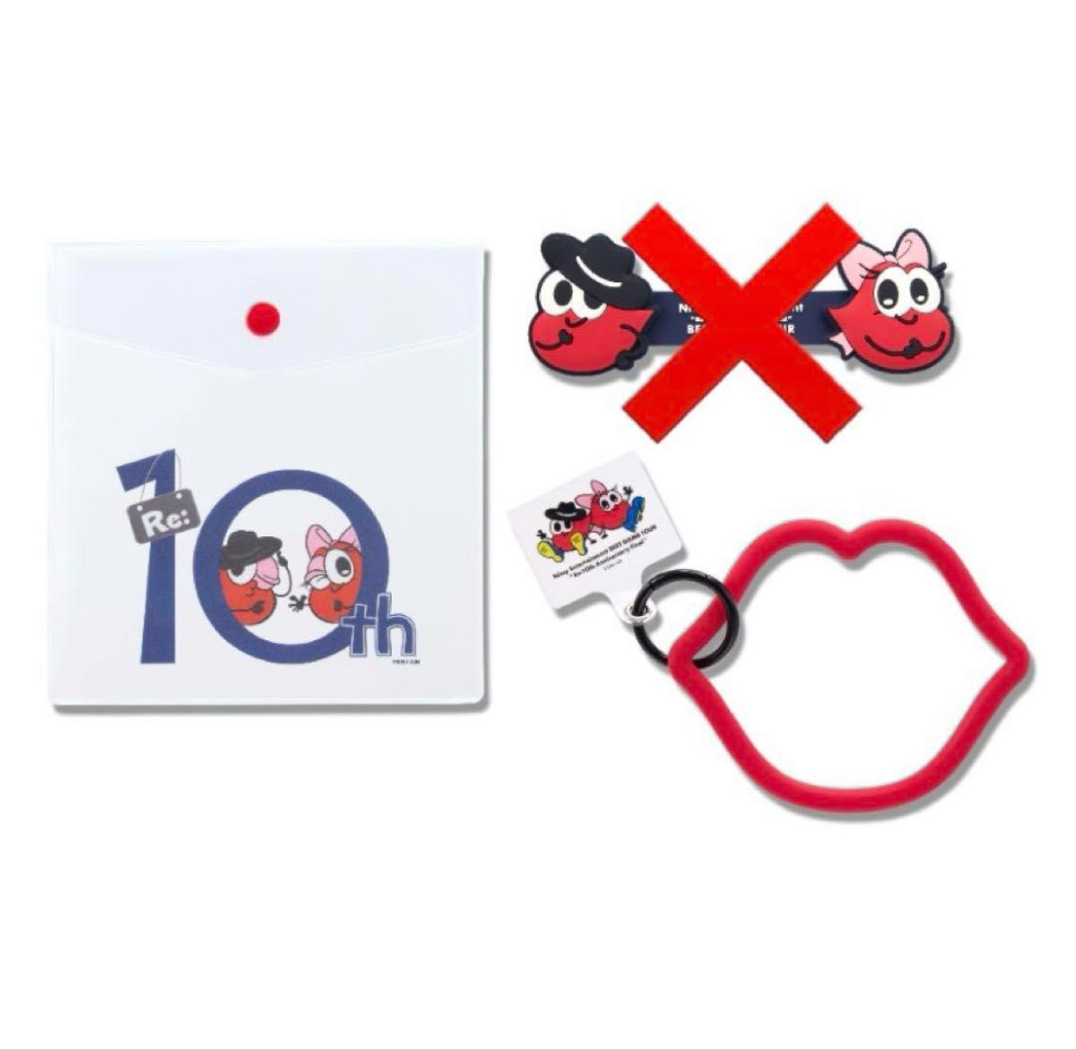 Nissy スマホ アクセ リング ビニールケース ポーチ 10th Nissy スマホ アクセ リング ビニールケース ポーチ 10th