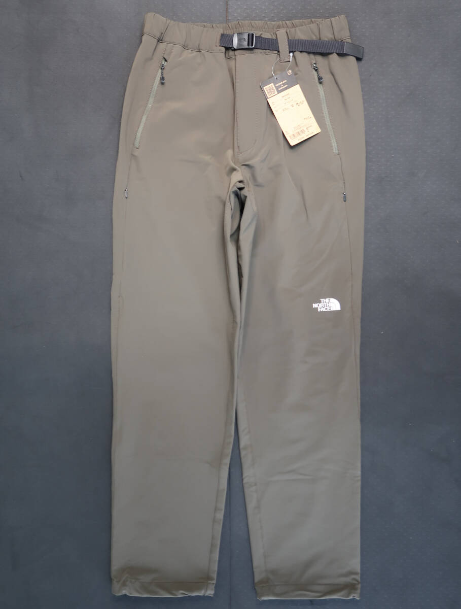 ● 新品 16500円 メンズ M ノースフェイス バーブパンツ 定番 ストレッチ シンプルデザイン クライミング 登山 アウトドア 緑 NB32302