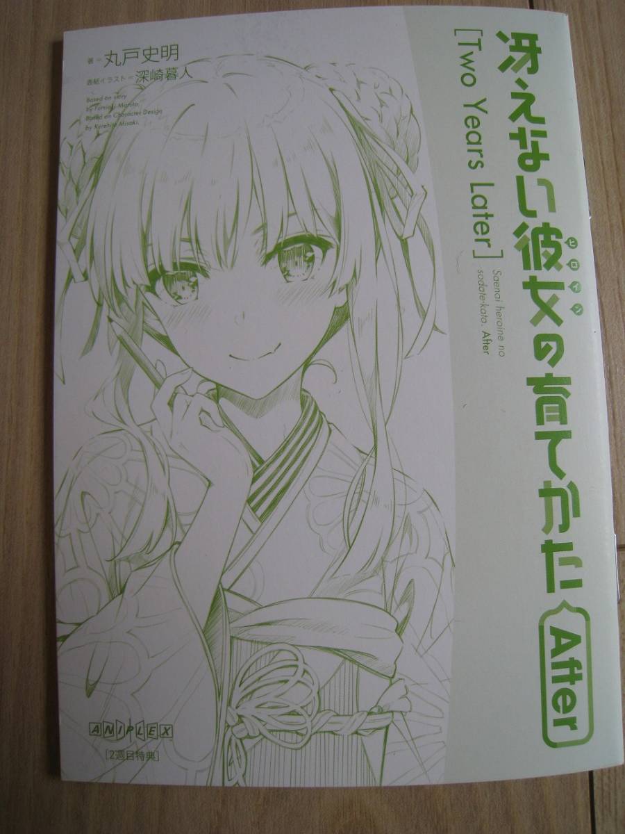 劇場版 冴えない彼女の育てかた fine 2週目 入場者 特典 小説 深崎暮人描き下ろし 加藤恵 映画 冴えカノ_画像1