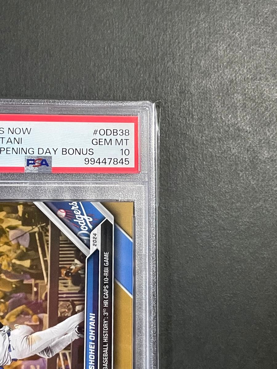 PSA10 大谷翔平 2024 TOPPS NOW ODB38 ボーナスカード 3連発記念 PSA10 大谷翔平 2024 TOPPS NOW ODB38 ボーナスカード 3連発記念