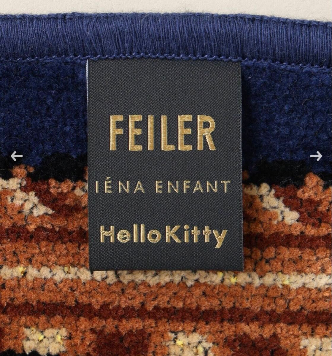 HELLO KITTY x FEILER x IENA ENFANT 別注コラボ ハンカチ HELLO KITTY x FEILER x IENA ENFANT 別注コラボ ハンカチ