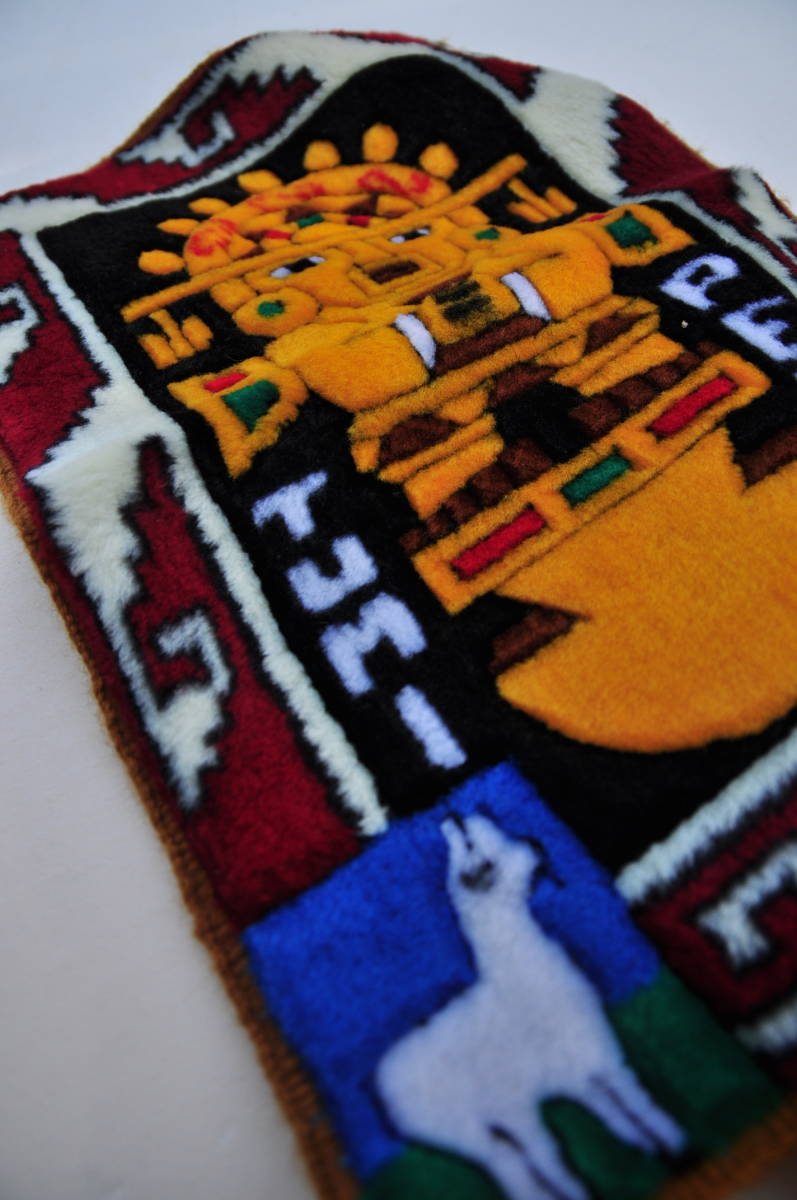 *pe Roo ** wool ornament mat * Tumi * hand made *01