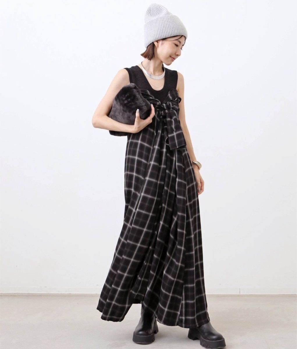 新品タグ付き L'Appartement CHECK SHIRT DRESS シャツ 新品タグ付き L'Appartement CHECK SHIRT DRESS シャツ