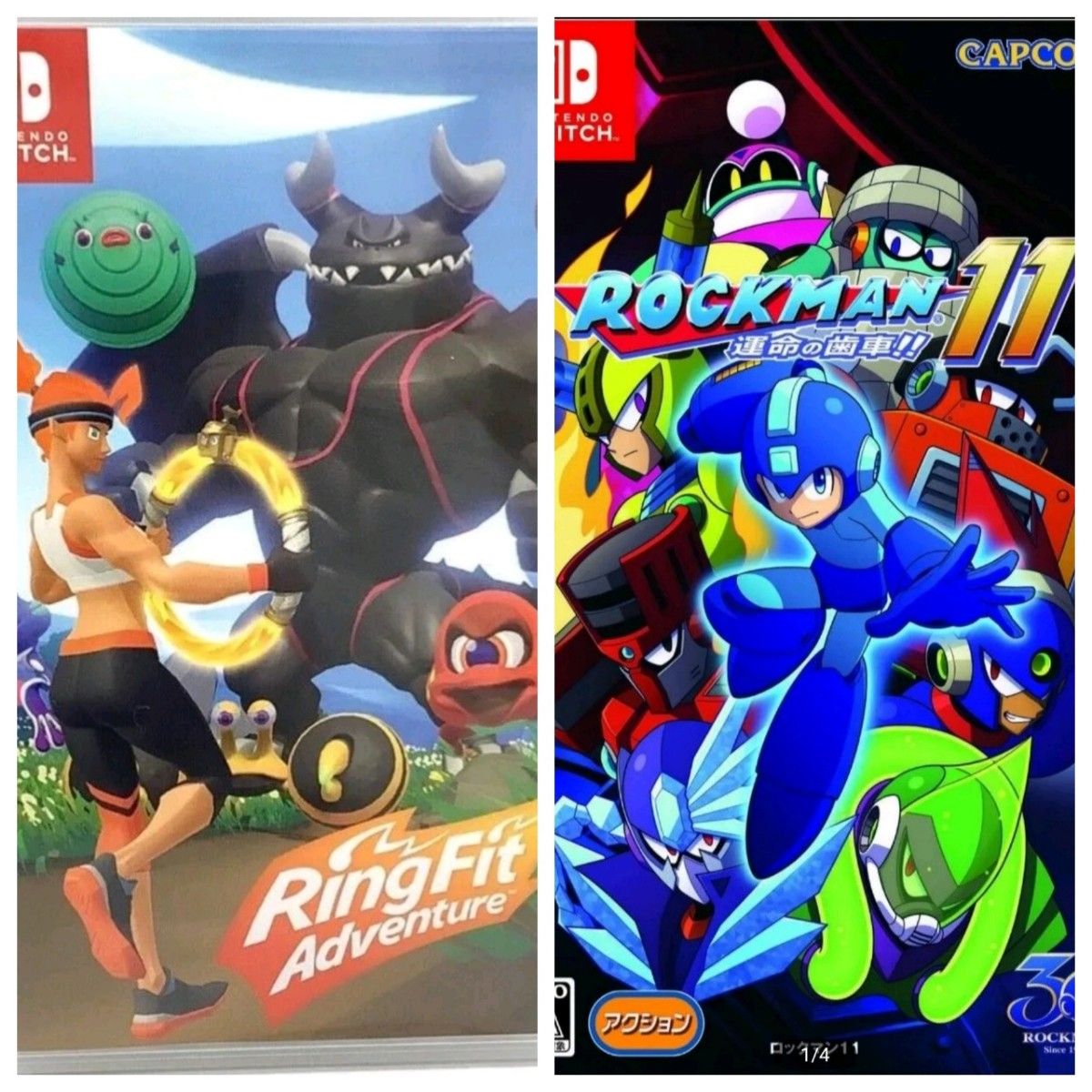 Nintendo Switch】リングフィットアドベンチャー&ロックマン Nintendo Switch】リングフィットアドベンチャー&ロックマン