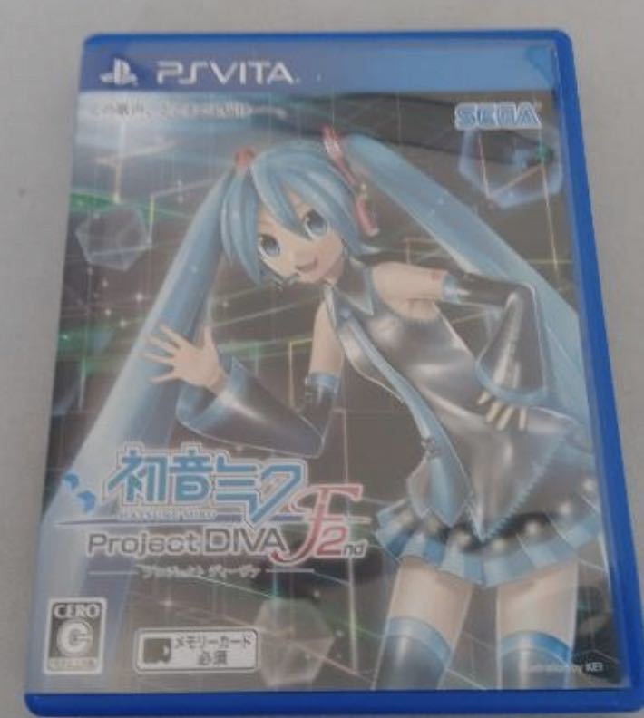  Hatsune Miku Project DIVA F 2nd ps vita soft * free shipping * Hatsune Miku -Project DIVA- F 2nd