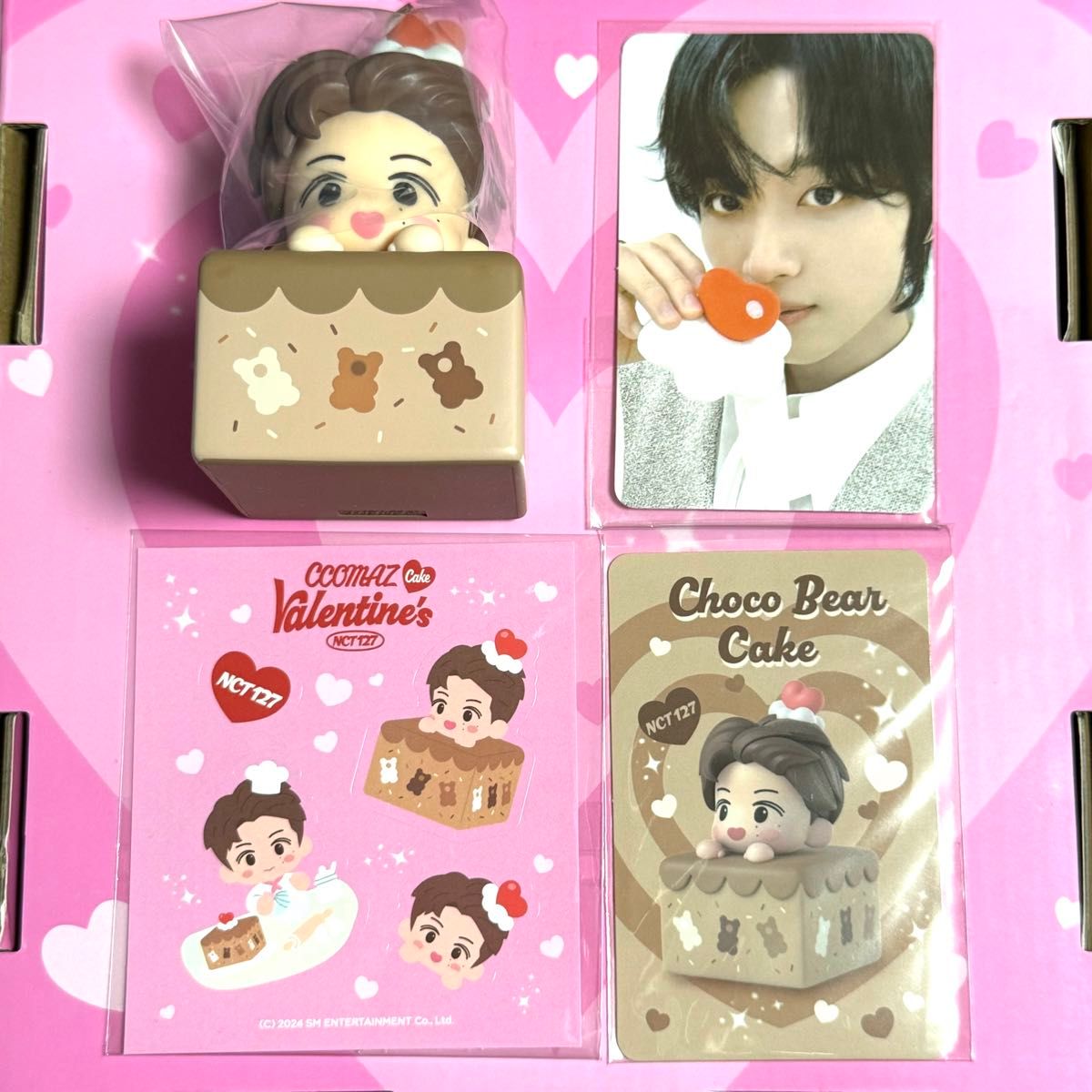 NCT127 CCOMAZ ヘチャン バレンタイン フィギュ トレカ ケーキ NCT127 CCOMAZ ヘチャン バレンタイン フィギュ トレカ ケーキ