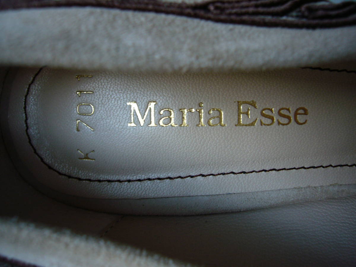 *Maria Esse suede pumps beige 38 new goods 