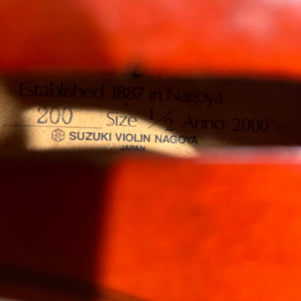 美品 鈴木バイオリン No 200 Size1/2 anno 2000 日本製|Yahoo 美品 鈴木バイオリン No 200 Size1/2 anno 2000 日本製|Yahoo