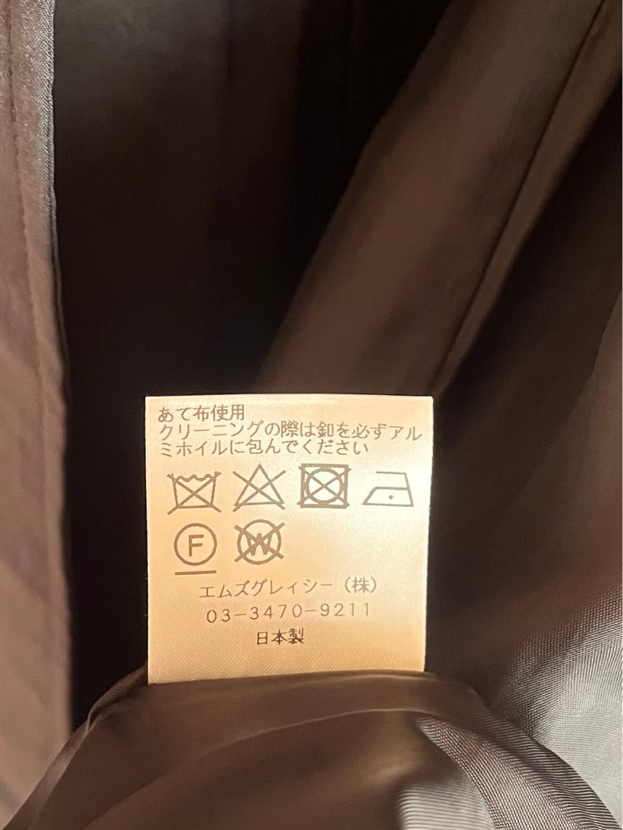 新品 定価5 8万 M'S GRACY コート フリル 黒 ロング ブラック 新品 定価5 8万 M'S GRACY コート フリル 黒 ロング ブラック