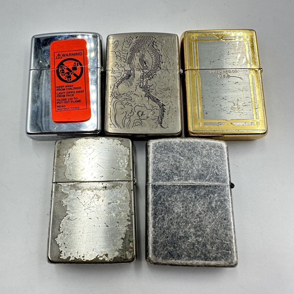ヴィンテージzippo 5点セット ヴィンテージzippo 5点セット Vintage 5 Pack Zippos | eBay