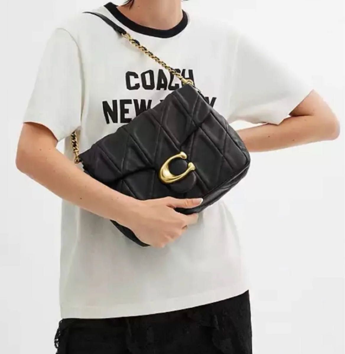 新品【Coach】タイムズスクエア タビーショルダーバッグ26 新品【Coach】タイムズスクエア タビーショルダーバッグ26