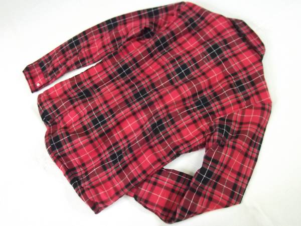 【新品 / 即戦力】 ネル 里ボア ウエスタンシャツ■LL■赤■厚手の総里付き仕様■フリース/OUTLET