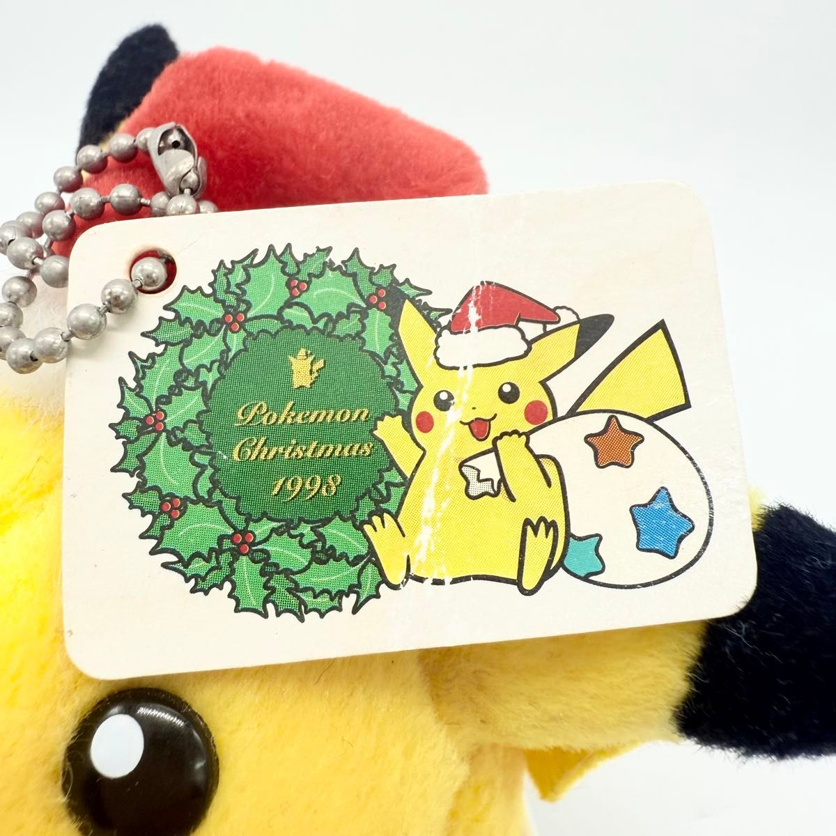 ポケモンセンター製 ピカチュウ サンタ チェーン付きマスコット ポケモンセンター製 ピカチュウ サンタ チェーン付きマスコット