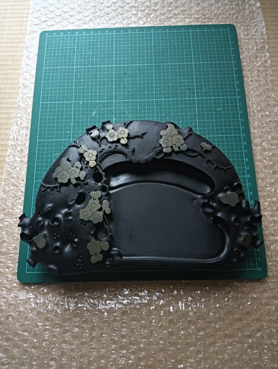 中国美術 端渓硯 唐木箱 301g 書道具 文房具 古美術 中国美術 端渓硯 唐木箱 301g 書道具 文房具 古美術 書道具