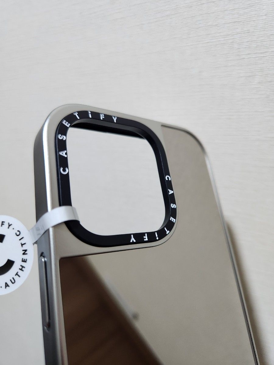 CASETiFY ミラー iPhone 14 Pro ケース シルバー (シルバー CASETiFY ミラー iPhone 14 Pro ケース シルバー (シルバー