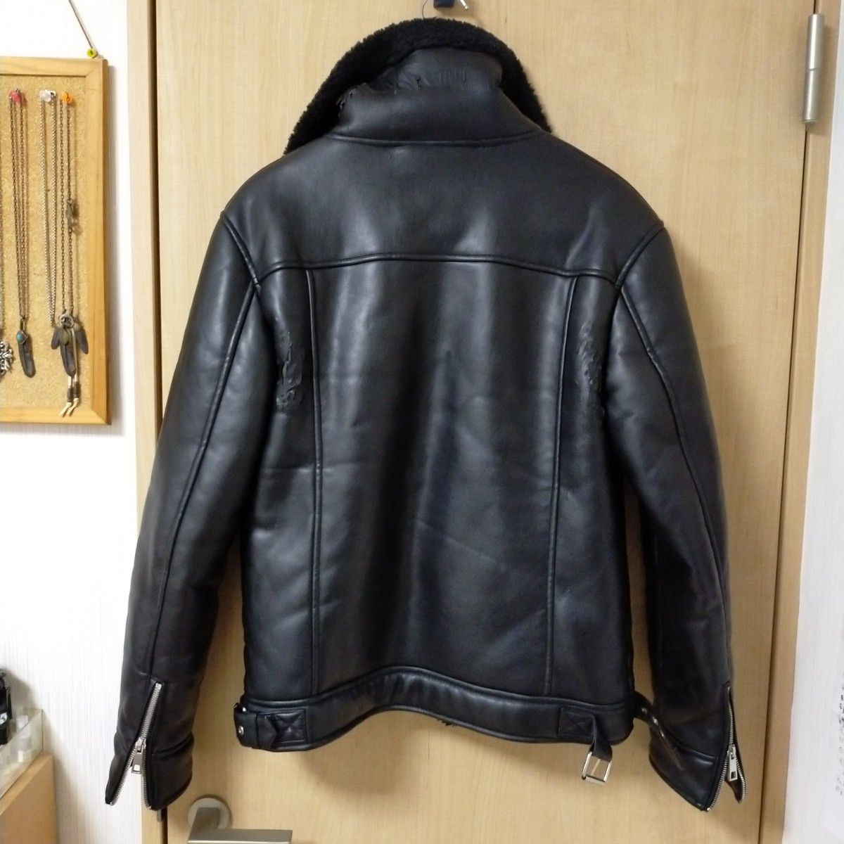 ザラ ボアライダースジャケット 黒 М レザージャケット|Yahoo ザラ ボアライダースジャケット 黒 М レザージャケット|Yahoo