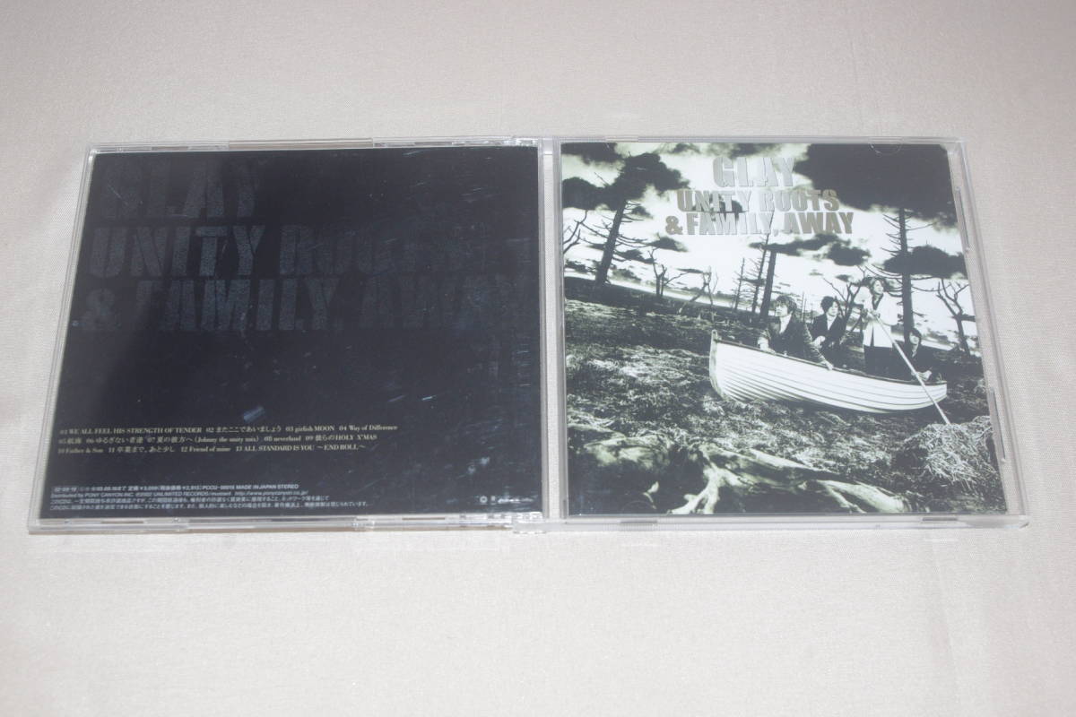 〇♪GLAY　UNITY ROOTS & FAMILY AWAY　CD盤_画像1