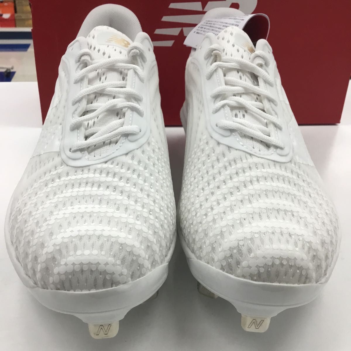 ニューバランス 野球 スパイク 白 大谷モデル 新品未使用27 0cm ニューバランス 野球 スパイク 白 大谷モデル 新品未使用27 0cm