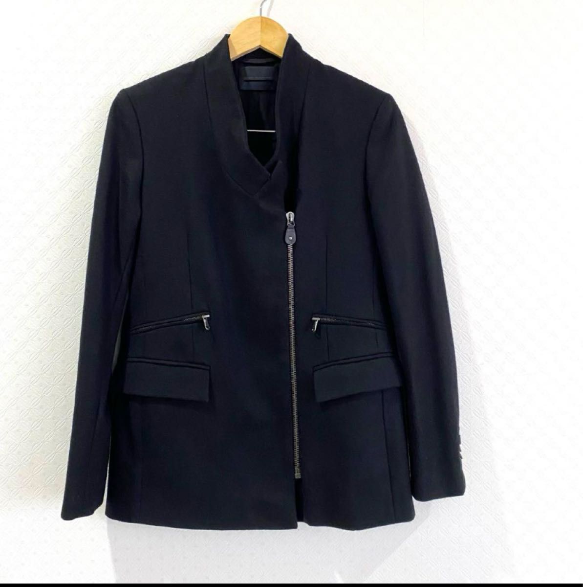 美品 ディーゼルブラックゴールド ビッグサイズ 50 2B テーラードジャケット DIESEL BLACK GOLD ディーゼル カシミア ウール 美品 38