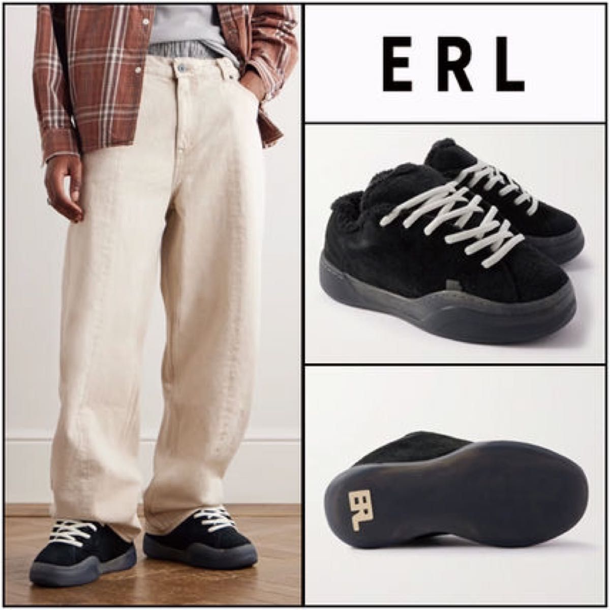 ERL 24SS skate suede sneaker vamps スニーカー 27 5cm 芸能人 ERL 24SS skate suede sneaker vamps スニーカー 27 5cm 芸能人