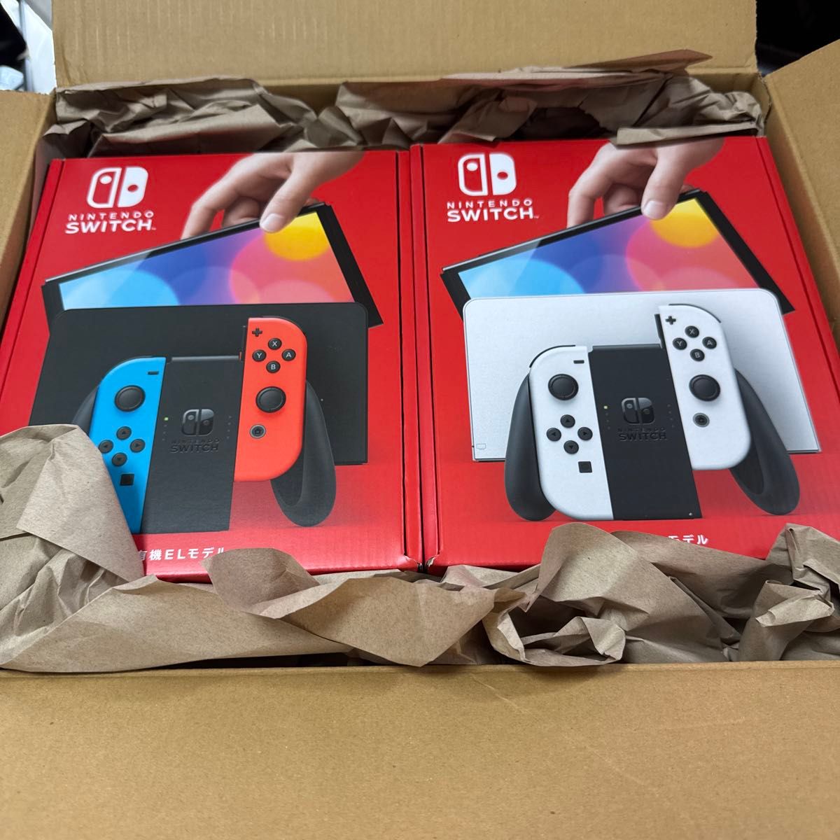 新品未開封】1 Nintendo Switch 有機ELモデル 外箱破損有 新品未開封