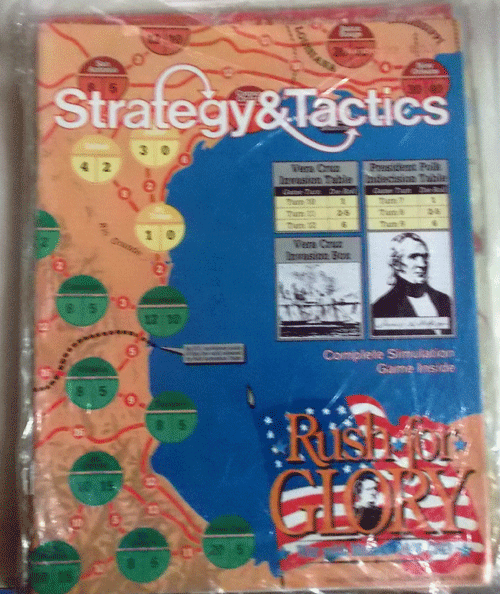 3W/STRATEGY&TACTICS NO.127 RUSH FOR GLORY WAR WITH MEXICO 1846-1847/新品駒未切断/日本語訳無し