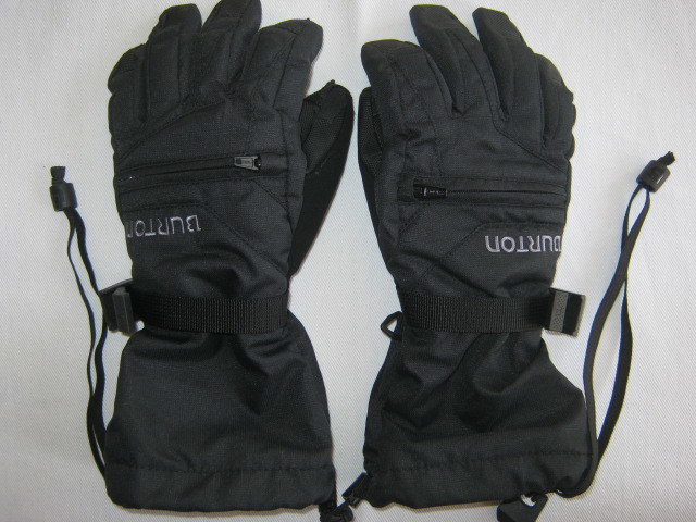 * б/у одежда облупленное место есть BURTON Youth Vent Glove Barton Youth отдушина перчатка snow перчатка перчатки XS чёрный примерно 24cm Junior KIDS детский *