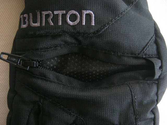 * б/у одежда облупленное место есть BURTON Youth Vent Glove Barton Youth отдушина перчатка snow перчатка перчатки XS чёрный примерно 24cm Junior KIDS детский *