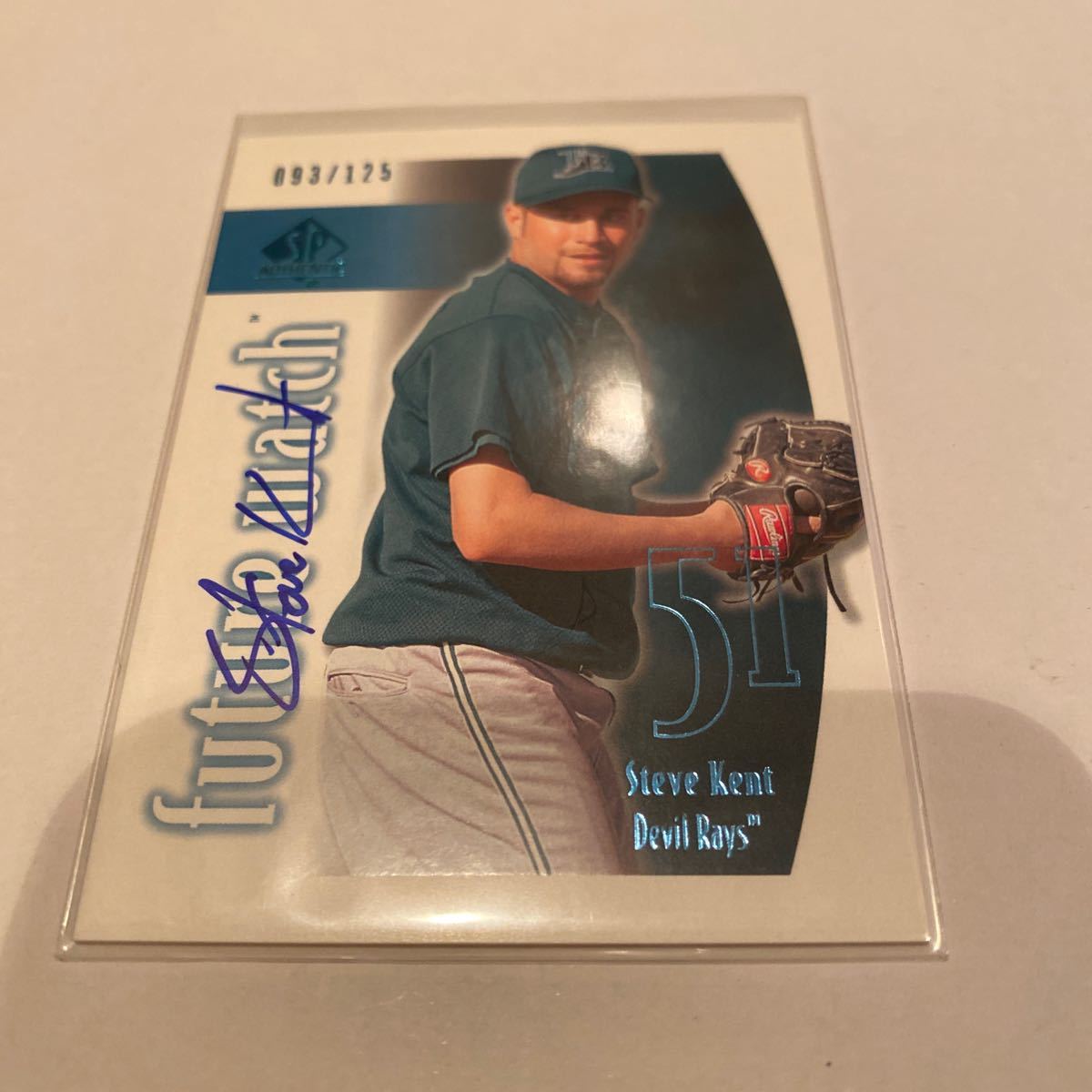 Steve Kent RC 2002 UD SP Authentic RC auto Blue /125_画像1