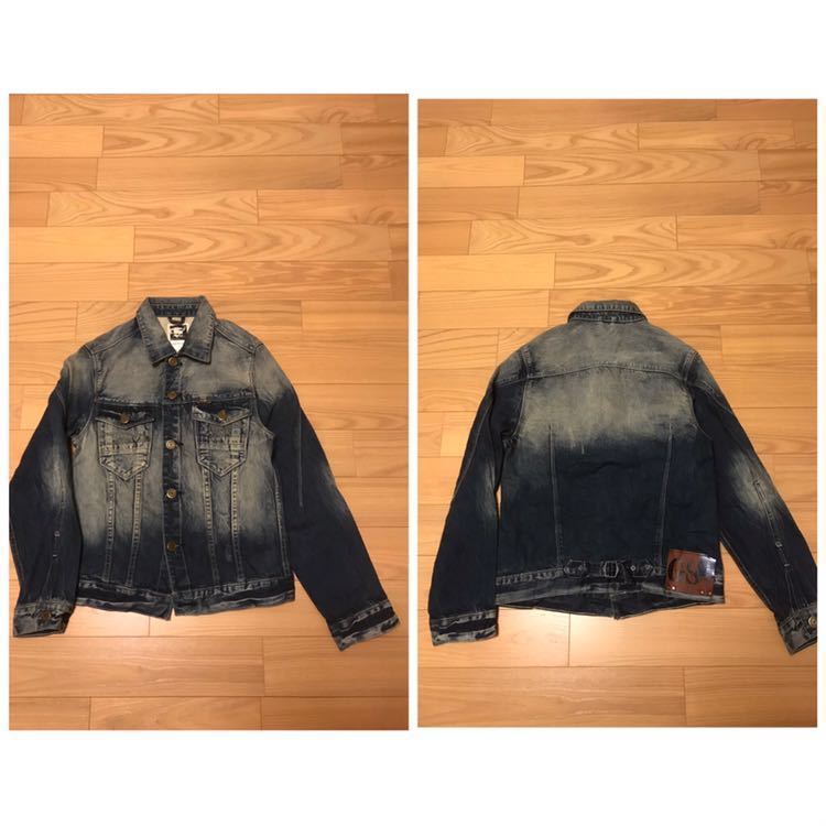 良品☆G-STAR RAW／ジースター ロウ サイズS ヴィンテージウォッシュVINTAGE USED加工 デニムARCジャケット 3D&シンチバック付 ジージャン