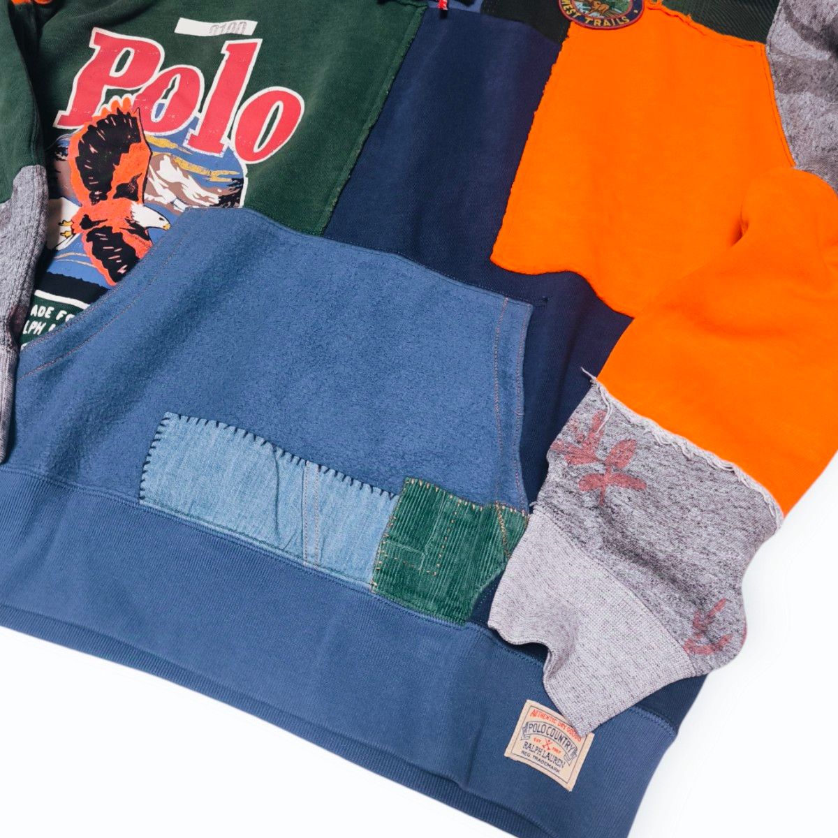 新品タグ付き】POLO COUNTRY ポロカントリー パッチワーク 新品タグ付き】POLO COUNTRY ポロカントリー パッチワーク
